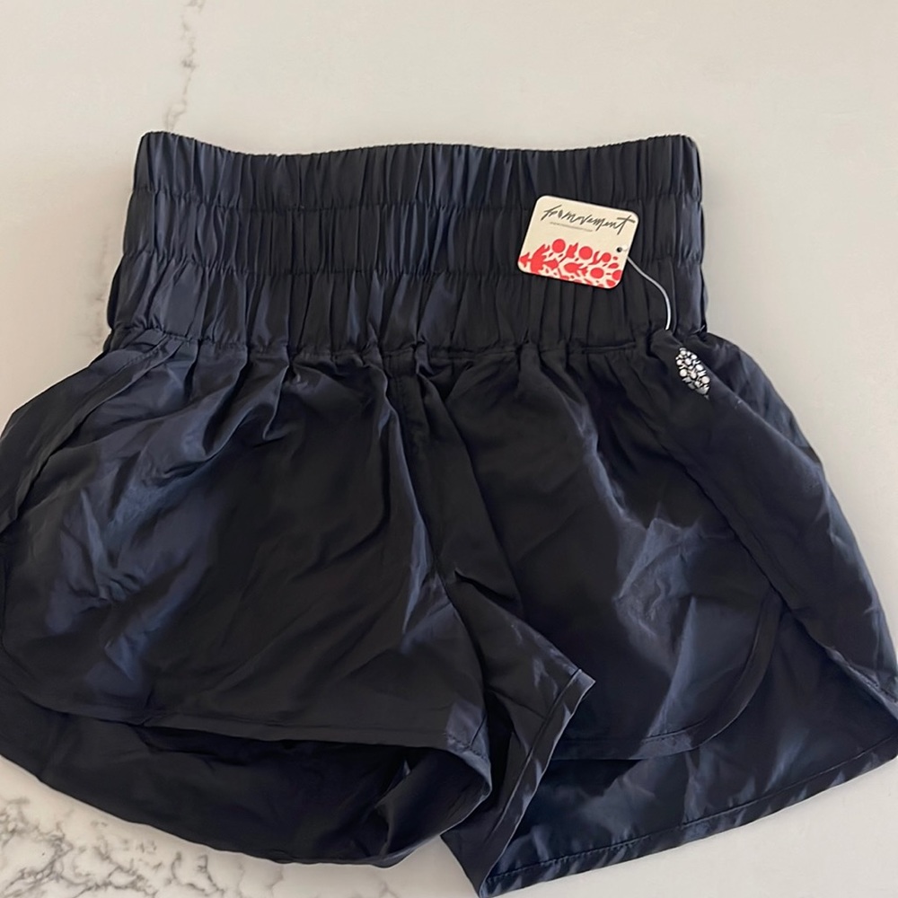 FREE PEOPLE The Way Home Shorts, Black, New with Tags, XS